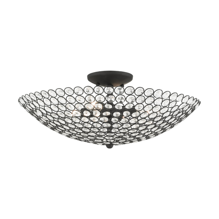 Livex Cassandra 40447-04 Ceiling Light - Black