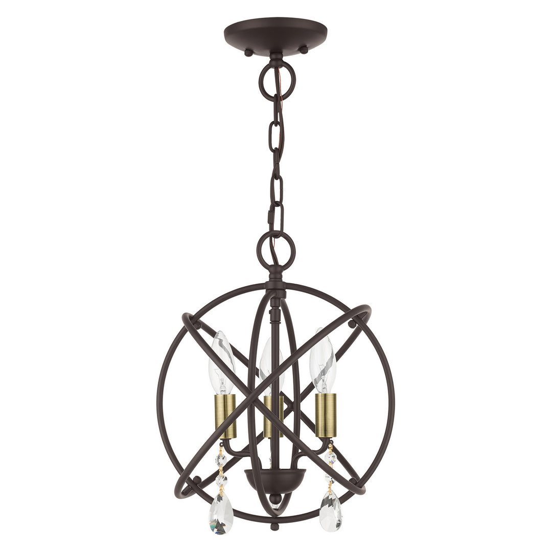 Livex Aria 40903-07 Chandelier Light - Bronze