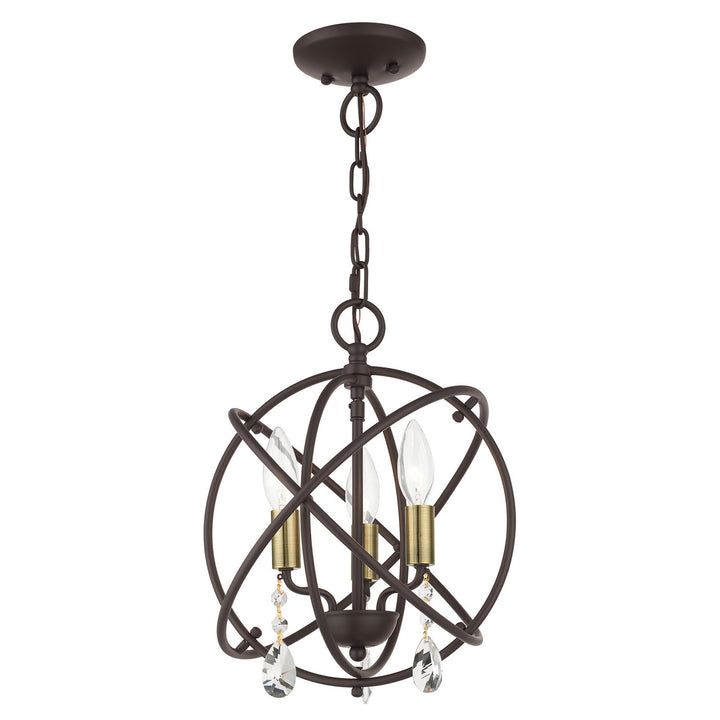 Livex Aria 40903-07 Chandelier Light - Bronze