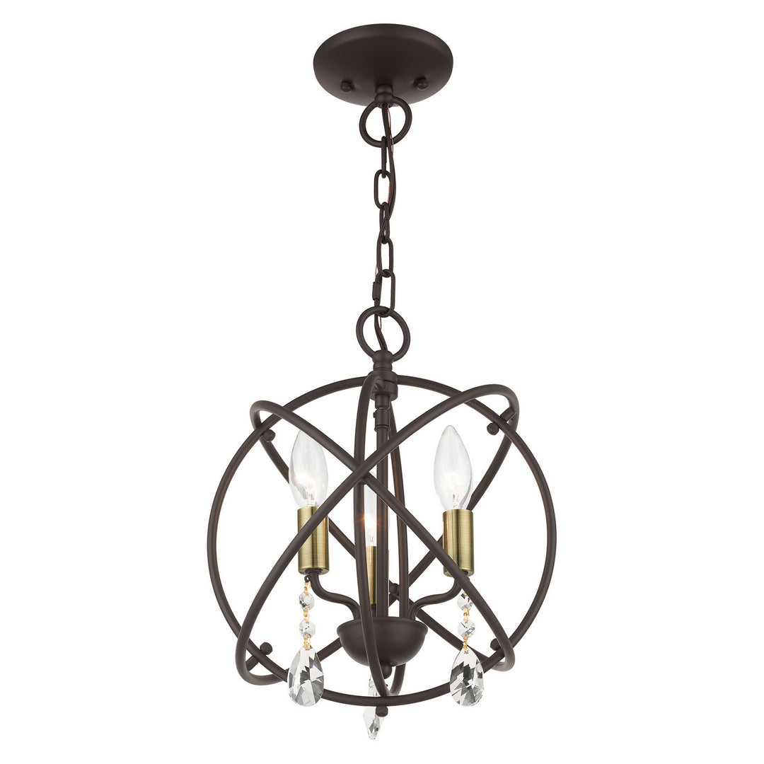 Livex Aria 40903-07 Chandelier Light - Bronze