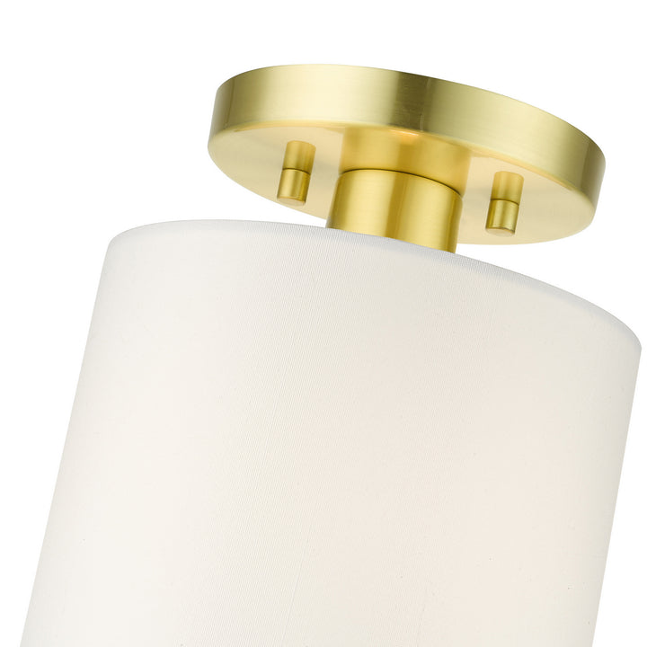 Livex Meridian 41094-12 Ceiling Light - Satin Brass