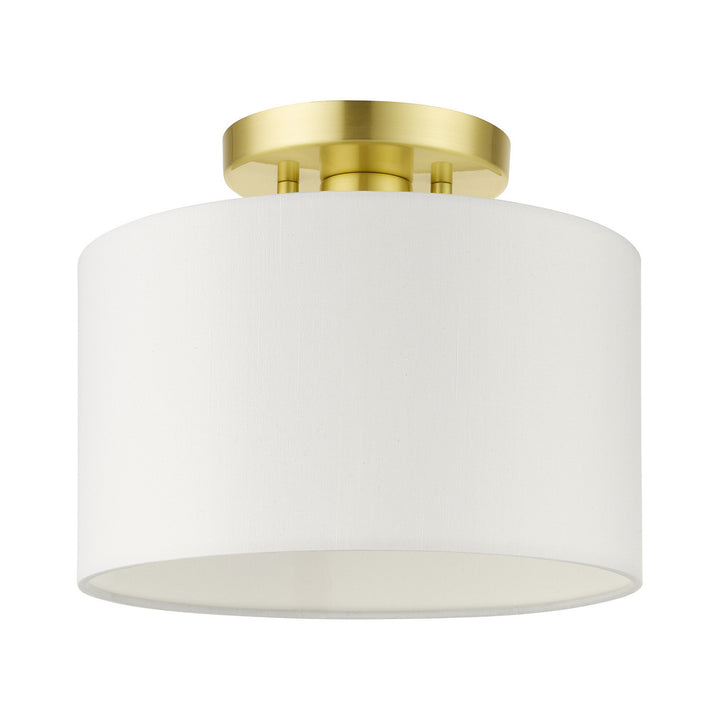 Livex Meridian 41095-12 Ceiling Light - Satin Brass