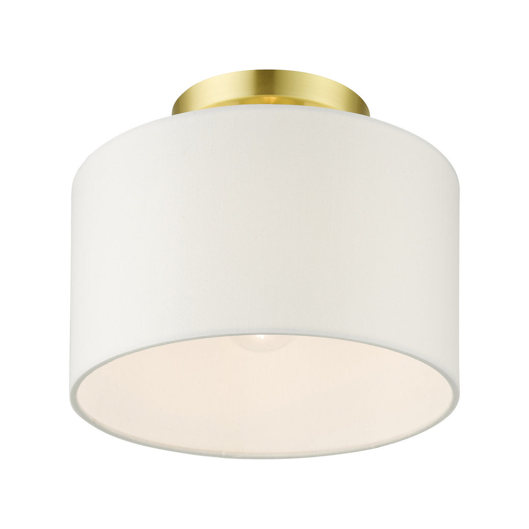 Livex Meridian 41095-12 Ceiling Light - Satin Brass