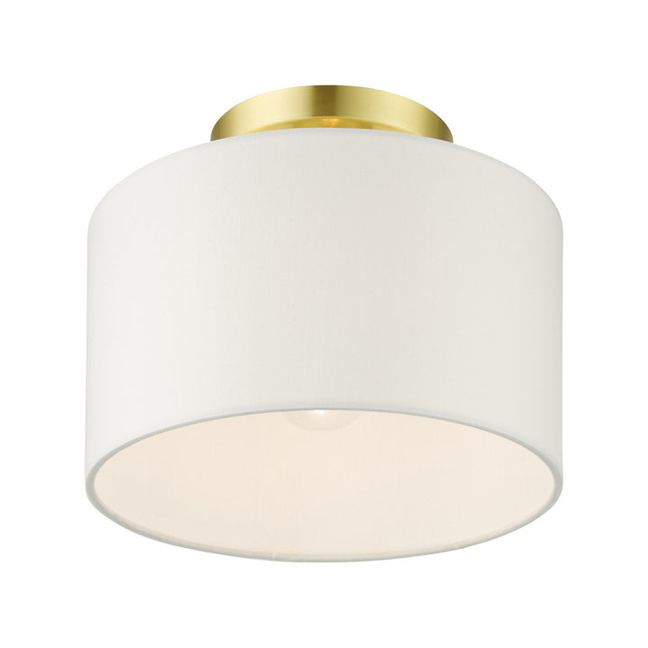 Livex Meridian 41095-12 Ceiling Light - Satin Brass