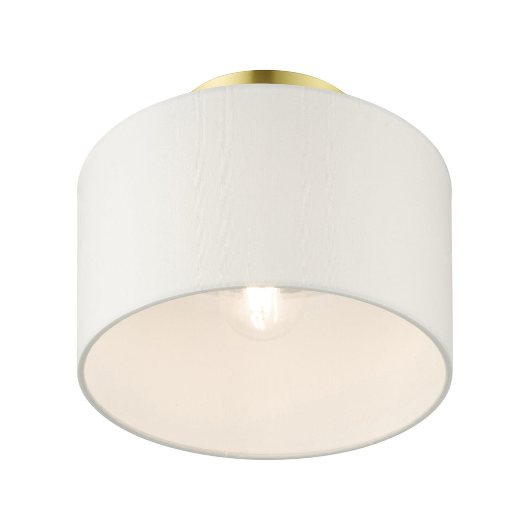 Livex Meridian 41095-12 Ceiling Light - Satin Brass