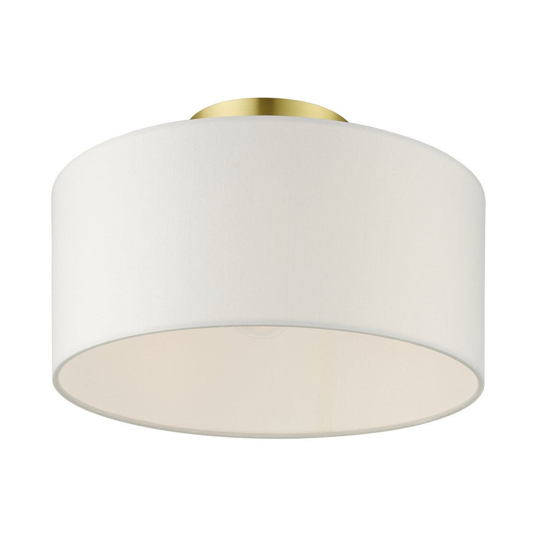 Livex Meridian 41097-12 Ceiling Light - Satin Brass