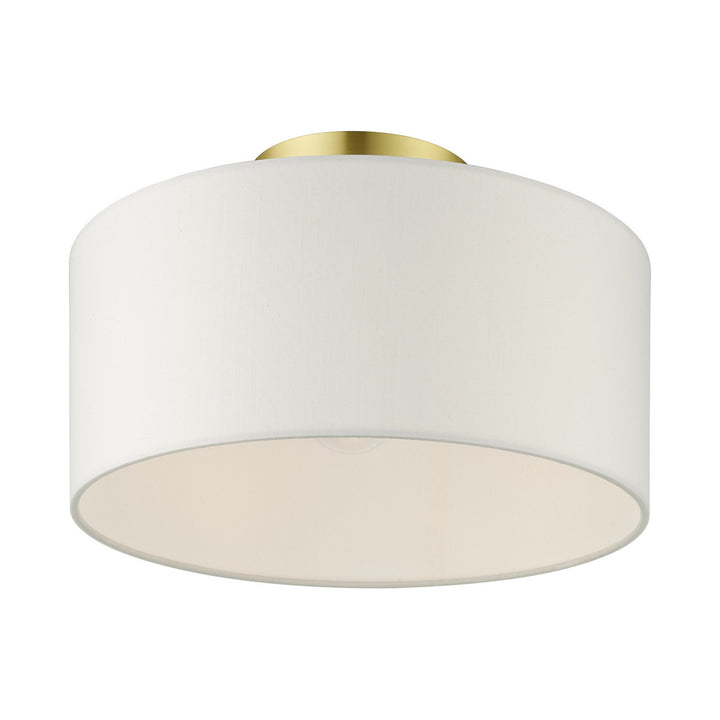 Livex Meridian 41097-12 Ceiling Light - Satin Brass