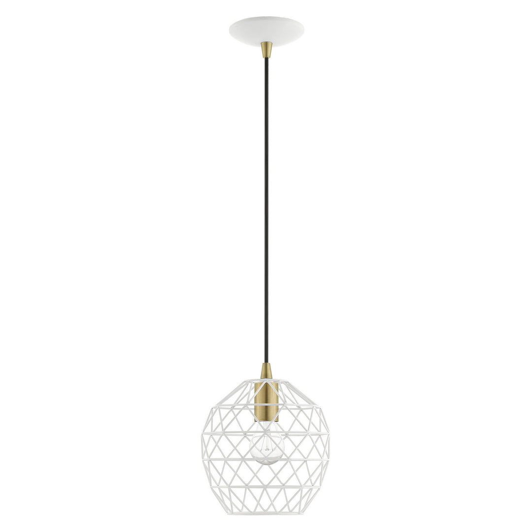 Livex Geometrix 41326-03 Pendant Light - White