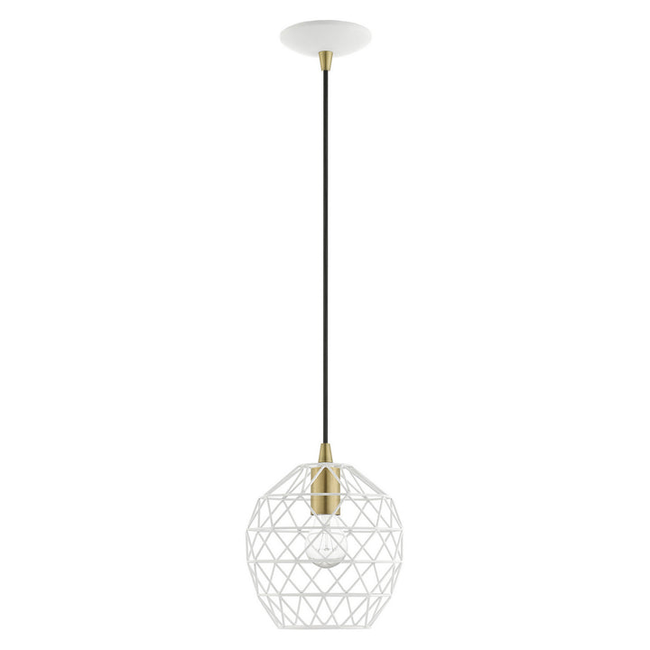 Livex Geometrix 41326-03 Pendant Light - White