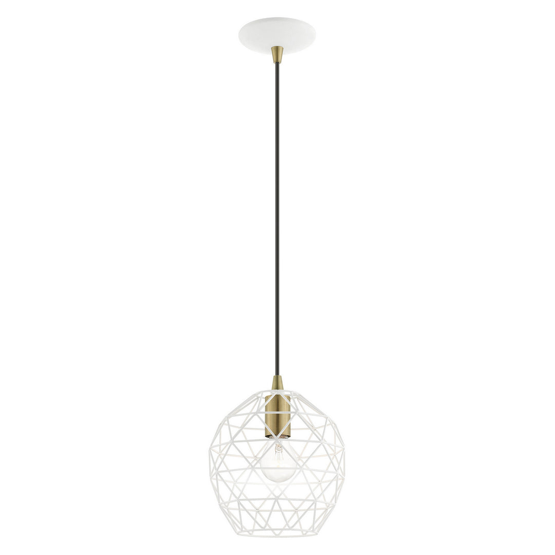 Livex Geometrix 41326-03 Pendant Light - White