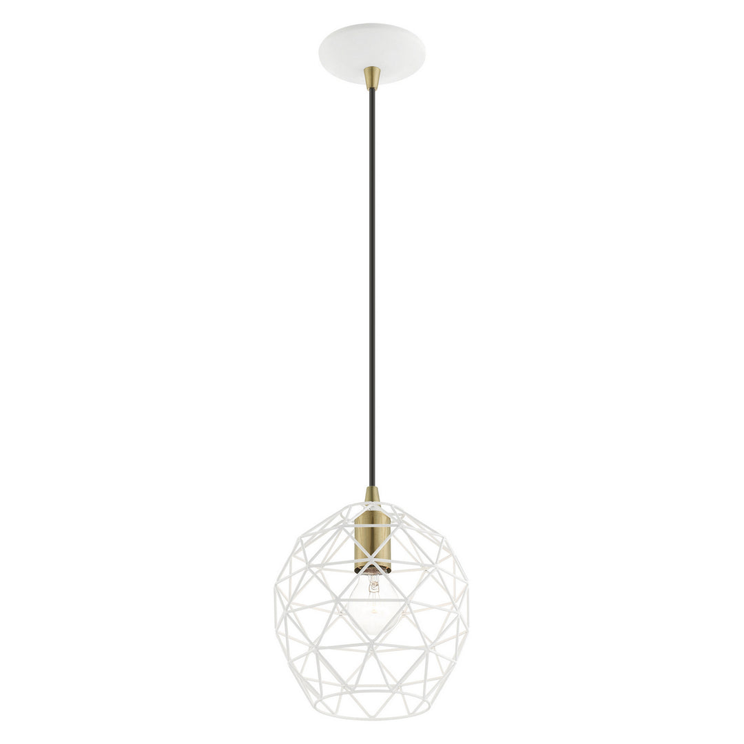 Livex Geometrix 41326-03 Pendant Light - White