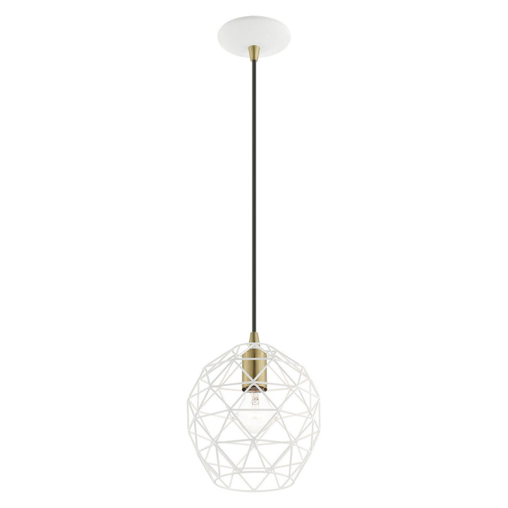 Livex Geometrix 41326-03 Pendant Light - White