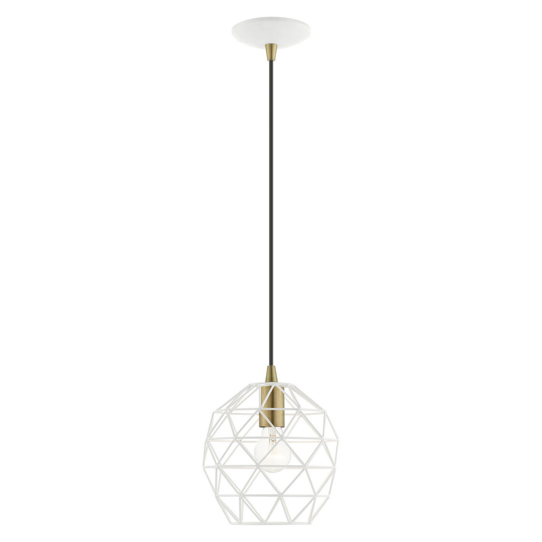 Livex Geometrix 41326-03 Pendant Light - White