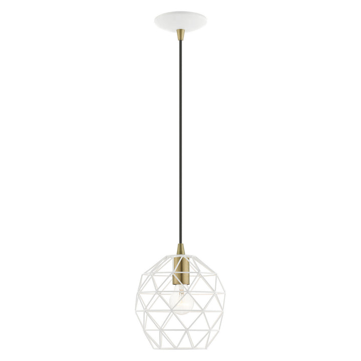 Livex Geometrix 41326-03 Pendant Light - White