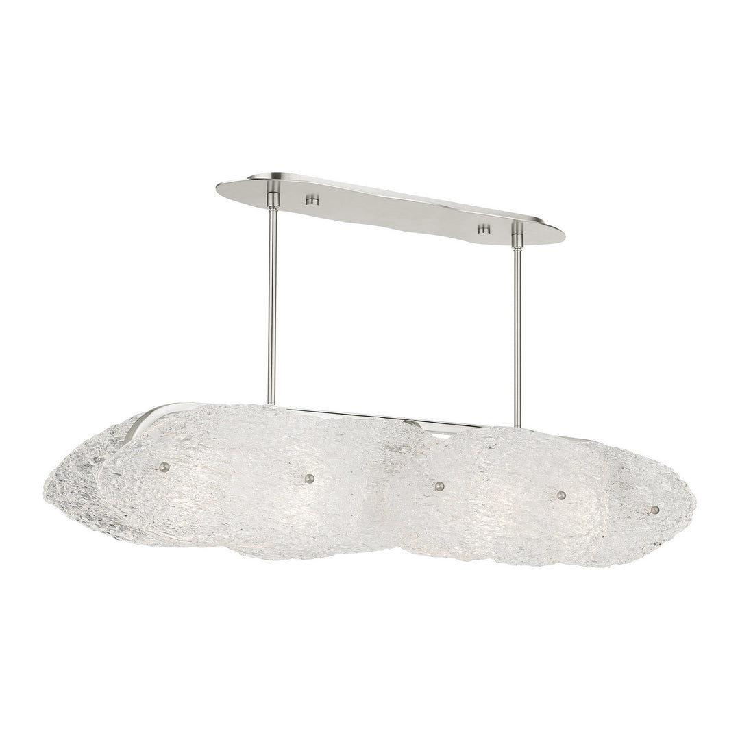 Livex Belvidere 45438-91 Pendant Light - Brushed Nickel
