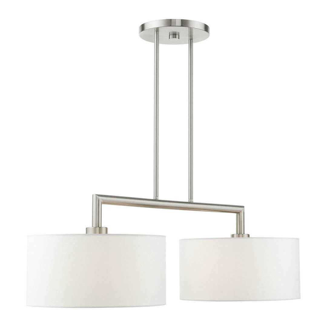 Livex Meridian 45492-91 Pendant Light - Brushed Nickel