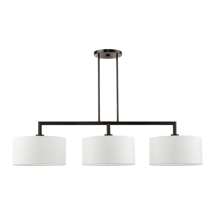 Livex Meridian 45493-46 Pendant Light - Black Chrome