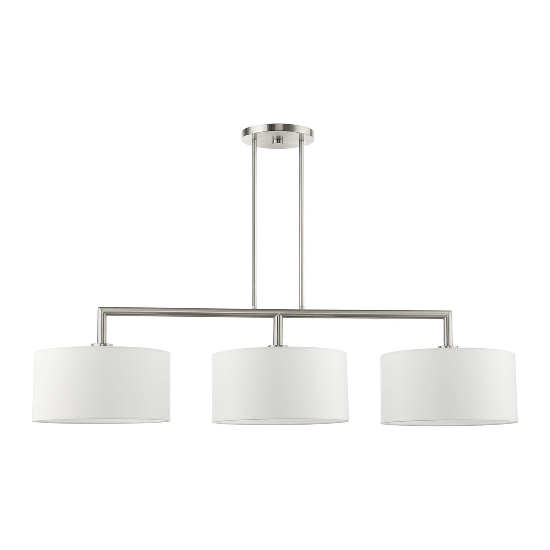 Livex Meridian 45493-91 Pendant Light - Brushed Nickel