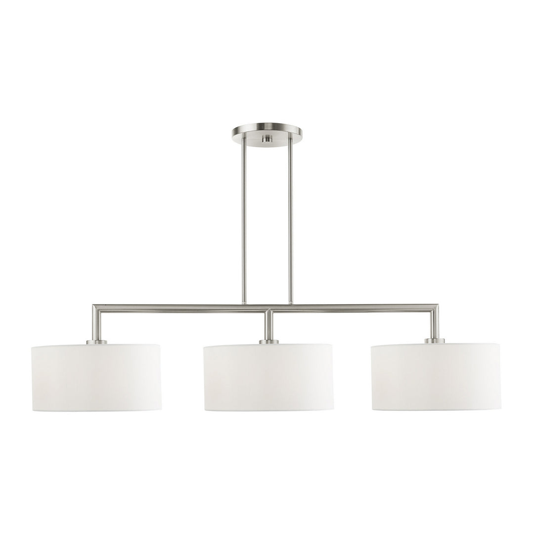 Livex Meridian 45493-91 Pendant Light - Brushed Nickel