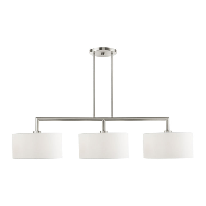 Livex Meridian 45493-91 Pendant Light - Brushed Nickel