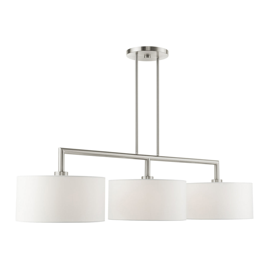 Livex Meridian 45493-91 Pendant Light - Brushed Nickel