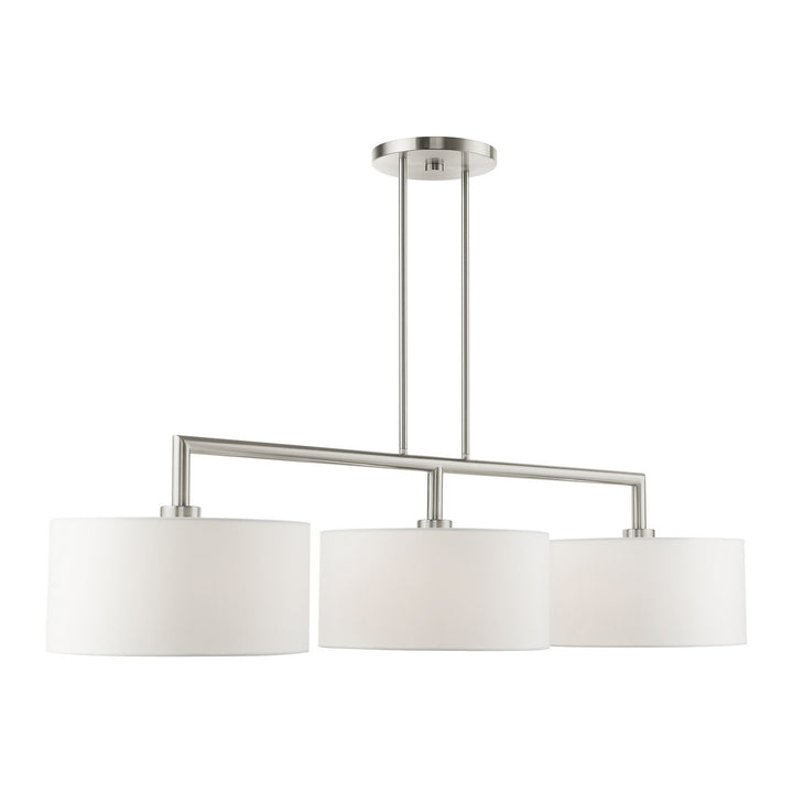 Livex Meridian 45493-91 Pendant Light - Brushed Nickel