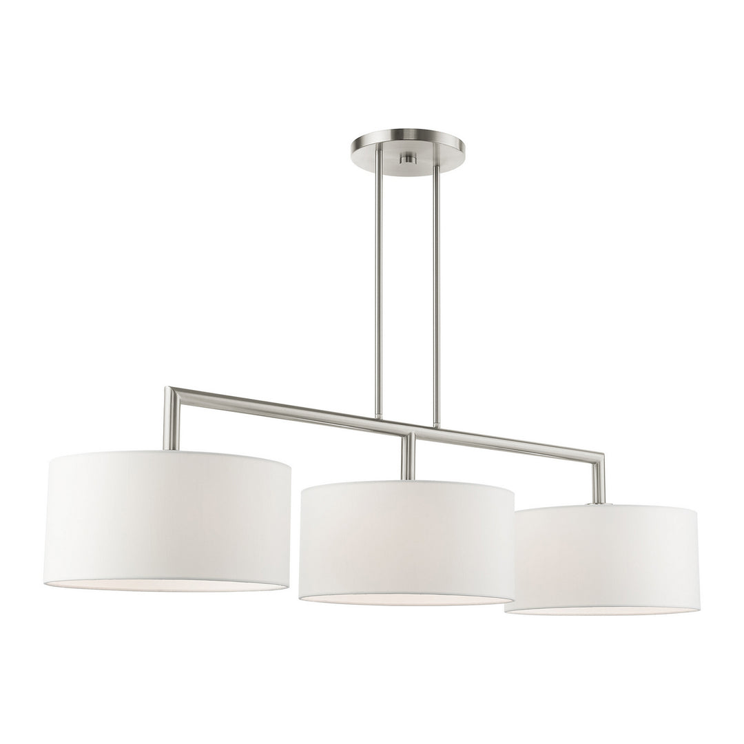 Livex Meridian 45493-91 Pendant Light - Brushed Nickel