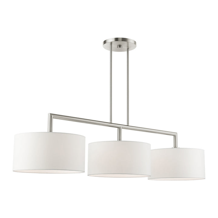 Livex Meridian 45493-91 Pendant Light - Brushed Nickel