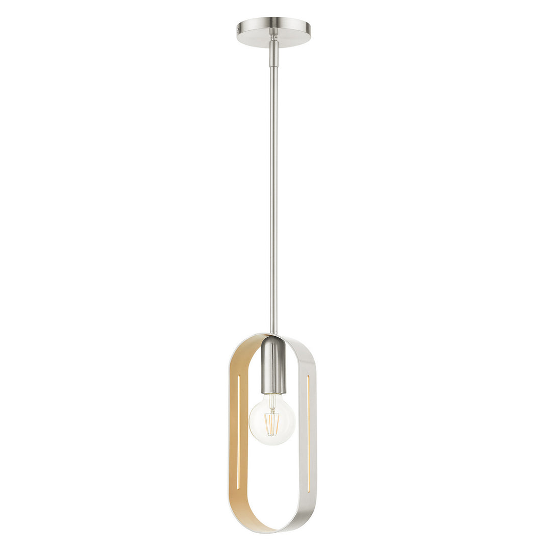 Livex Ravena 45761-91 Pendant Light - Brushed Nickel