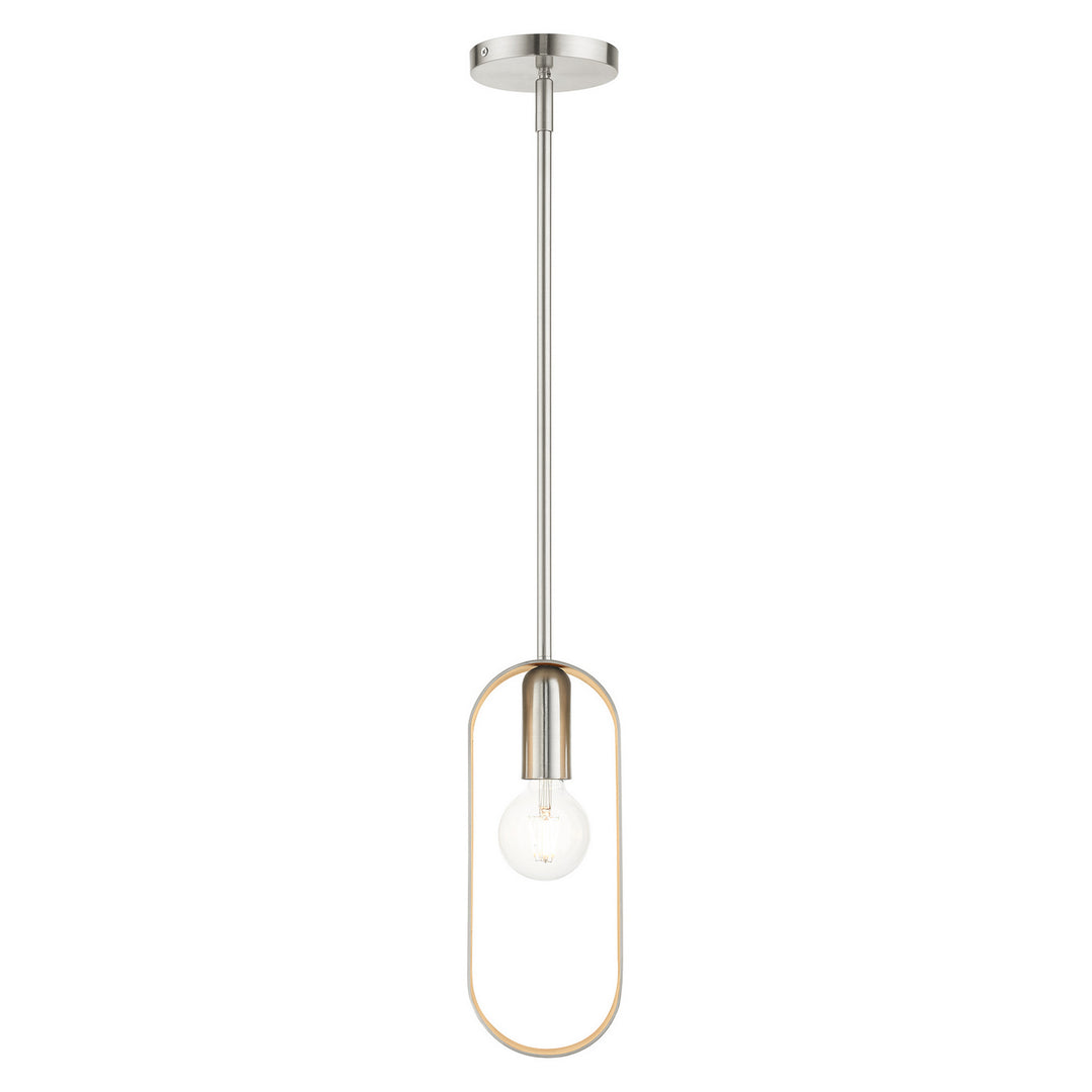Livex Ravena 45761-91 Pendant Light - Brushed Nickel