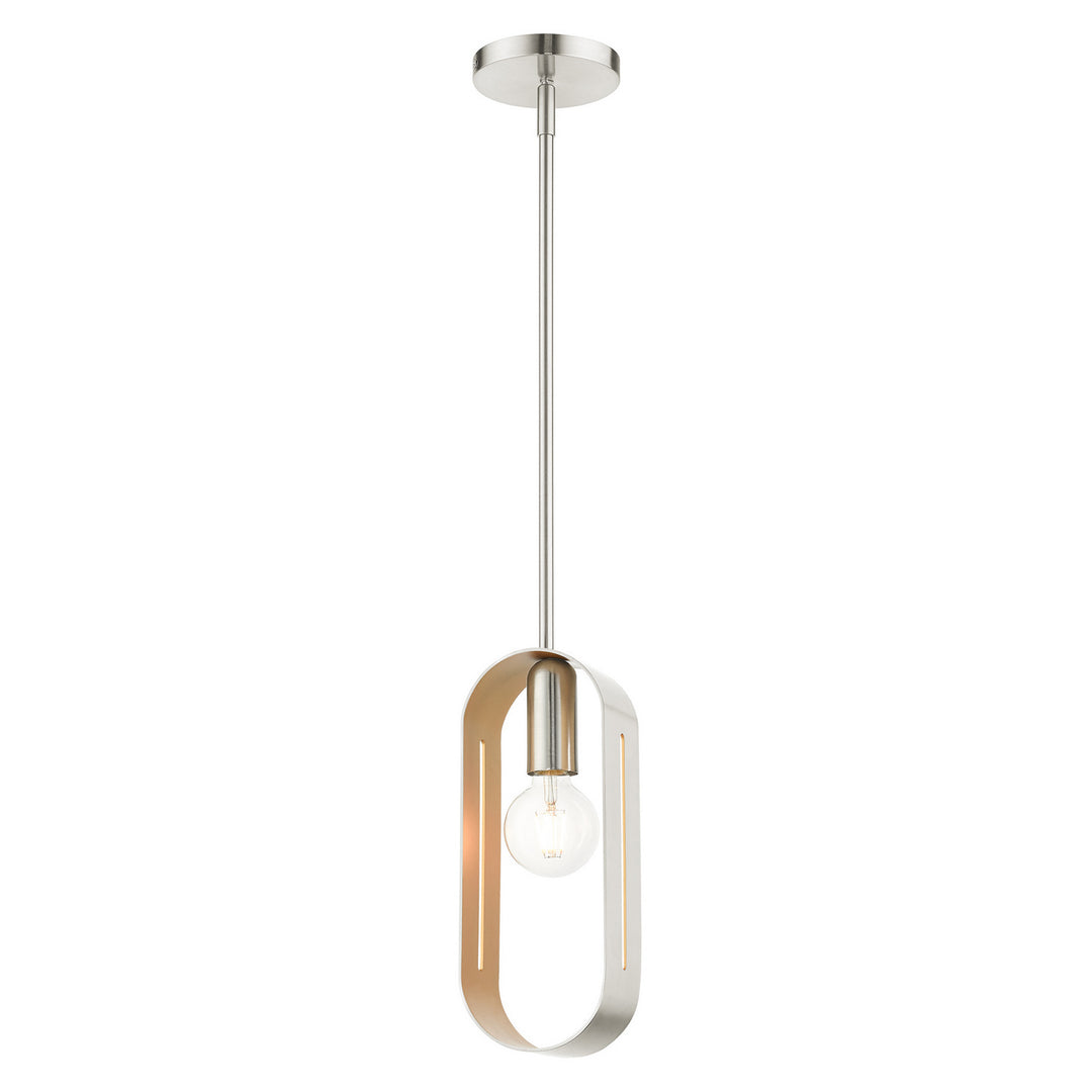 Livex Ravena 45761-91 Pendant Light - Brushed Nickel
