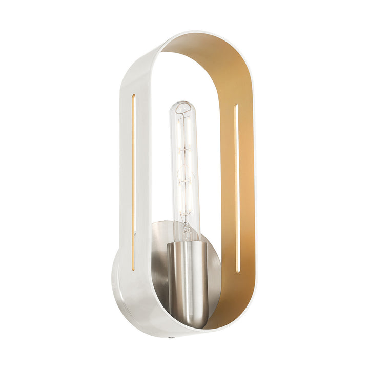 Livex Ravena 45762-91 Wall Sconce Light - Brushed Nickel