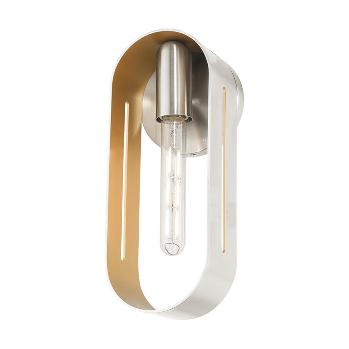 Livex Ravena 45762-91 Wall Sconce Light - Brushed Nickel