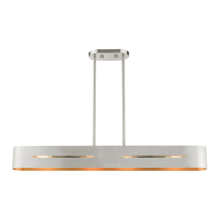 Livex Ravena 45767-91 Pendant Light - Brushed Nickel