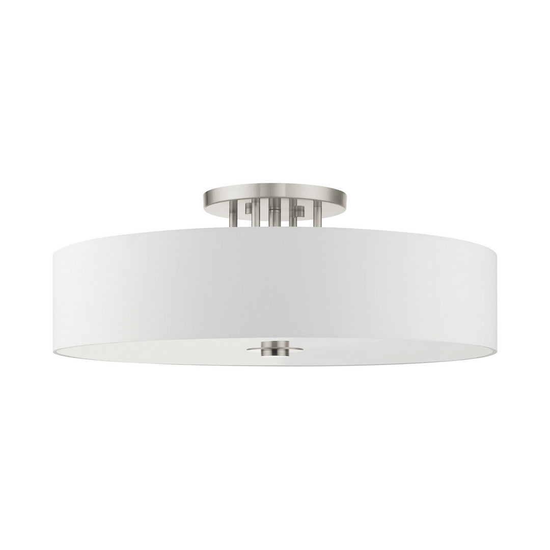 Livex Meridian 45798-91 Ceiling Light - Brushed Nickel