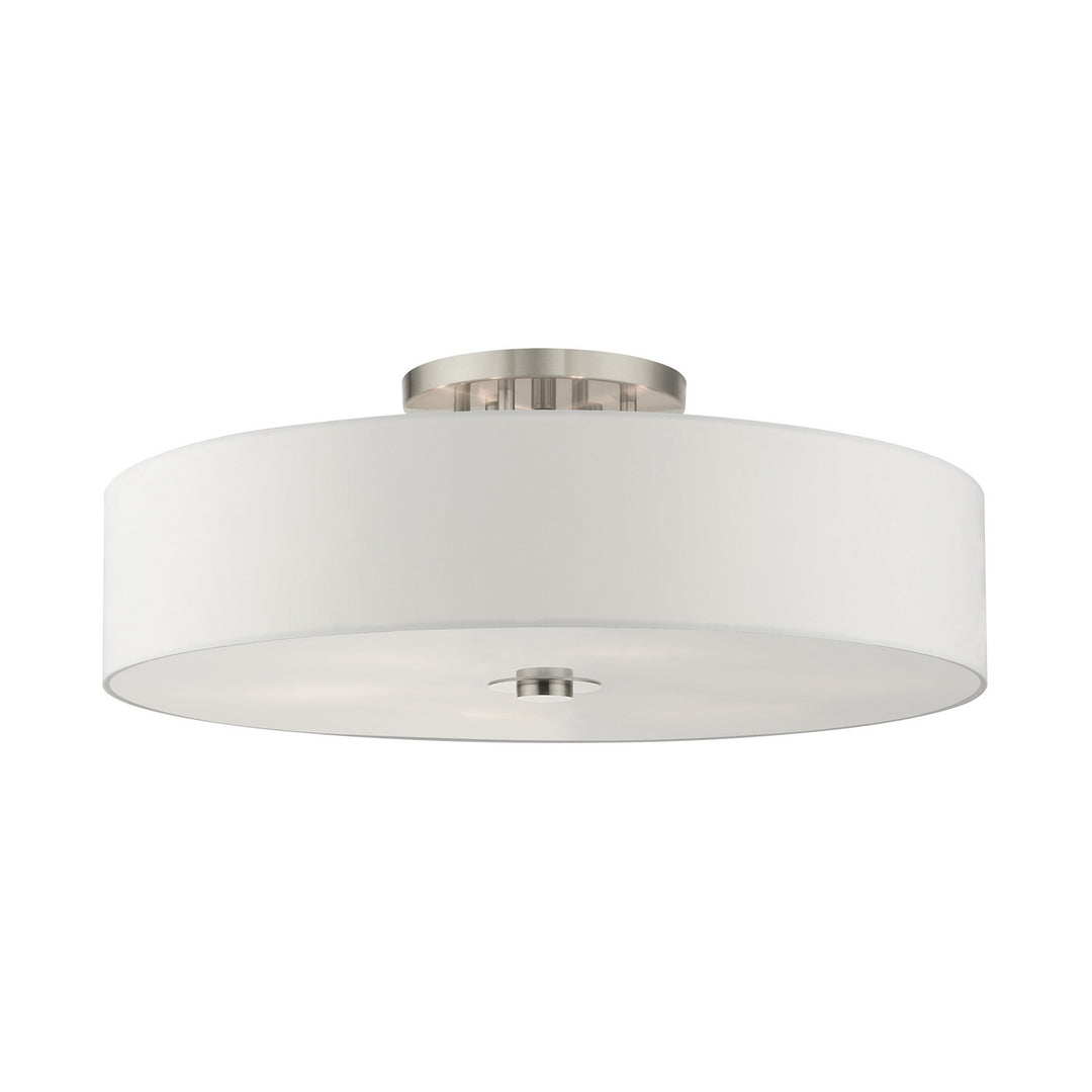 Livex Meridian 45798-91 Ceiling Light - Brushed Nickel