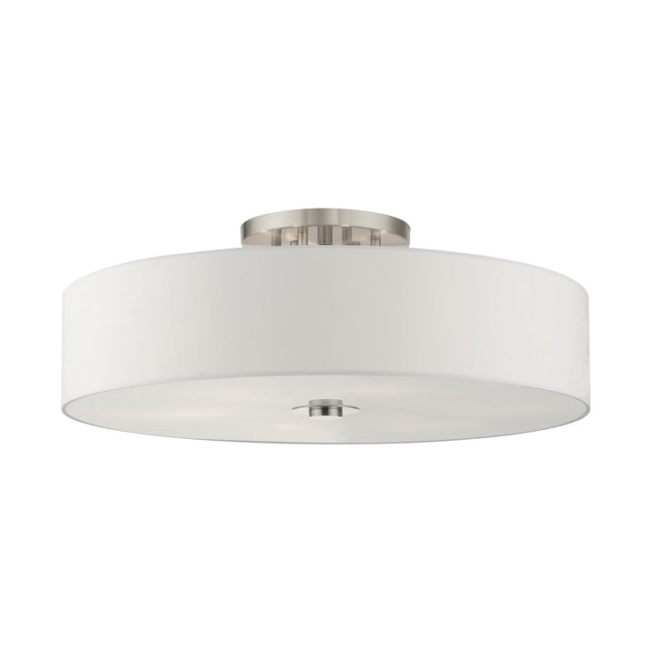 Livex Meridian 45798-91 Ceiling Light - Brushed Nickel