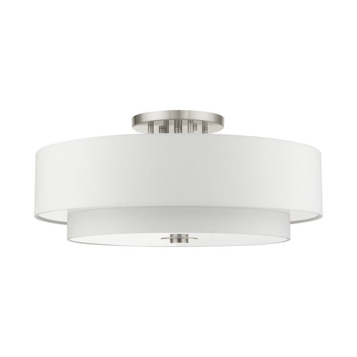 Livex Meridian 45799-91 Ceiling Light - Brushed Nickel