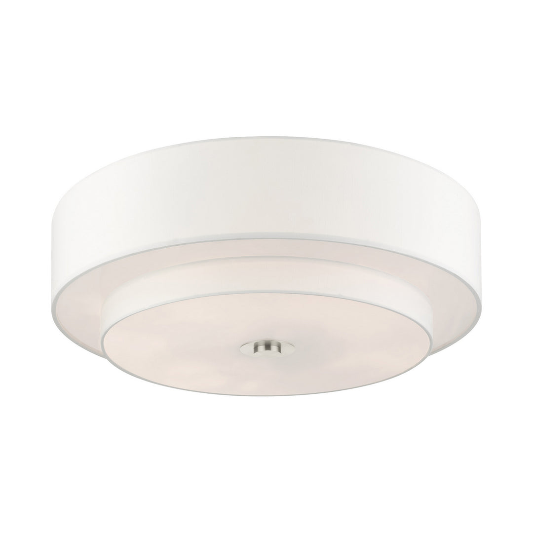 Livex Meridian 45799-91 Ceiling Light - Brushed Nickel