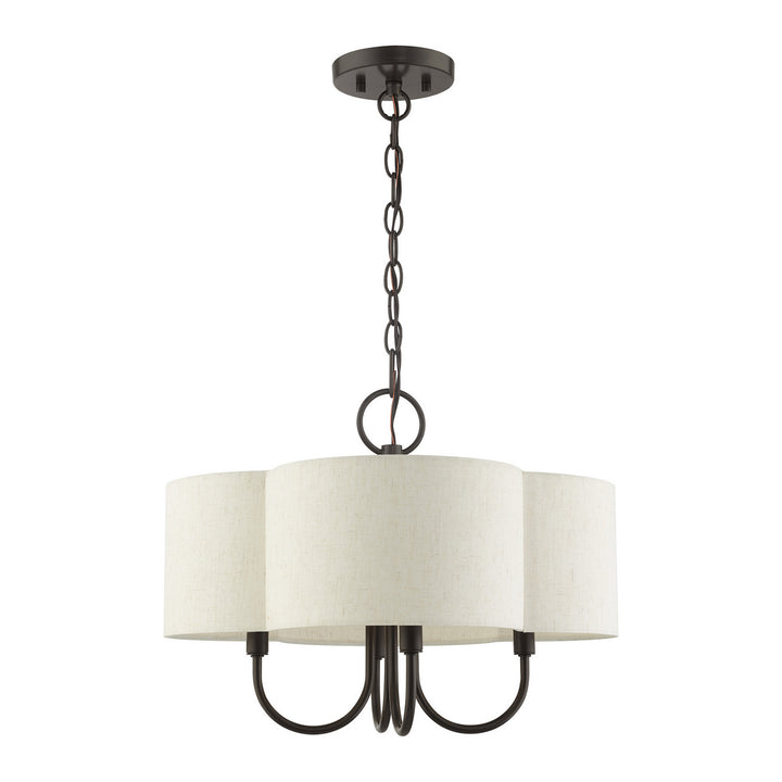 Livex Solstice 45806-92 Chandelier Light - English Bronze