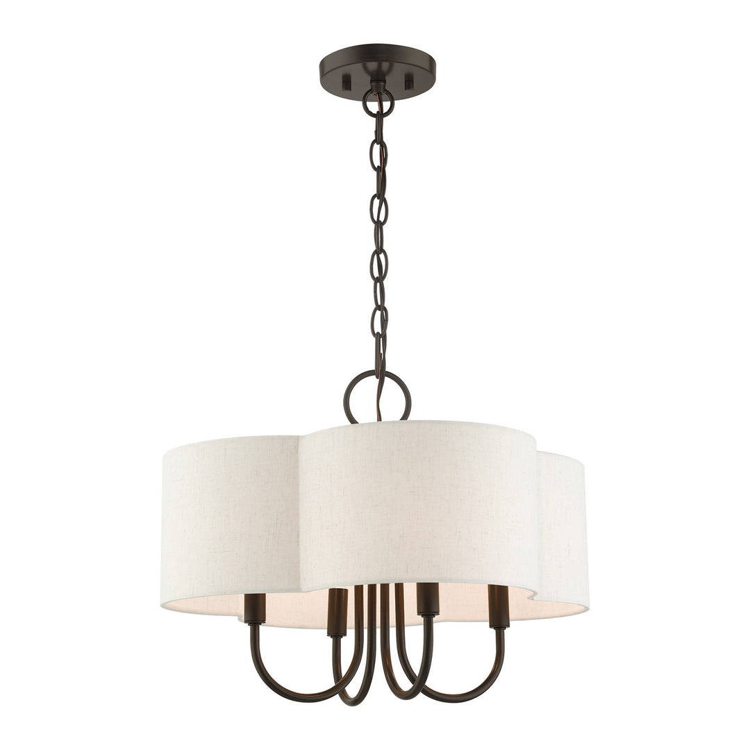 Livex Solstice 45806-92 Chandelier Light - English Bronze