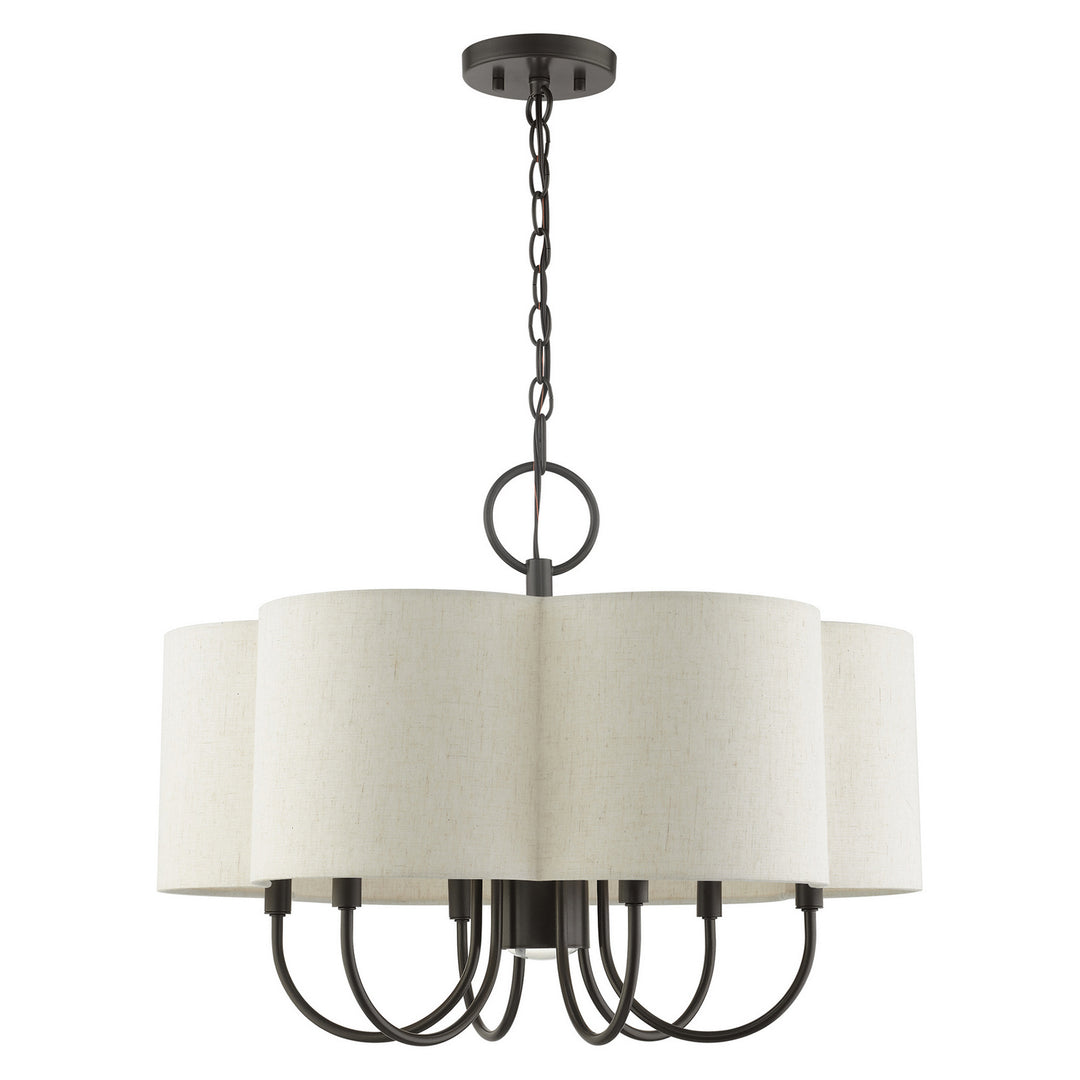 Livex Solstice 45807-92 Chandelier Light - English Bronze