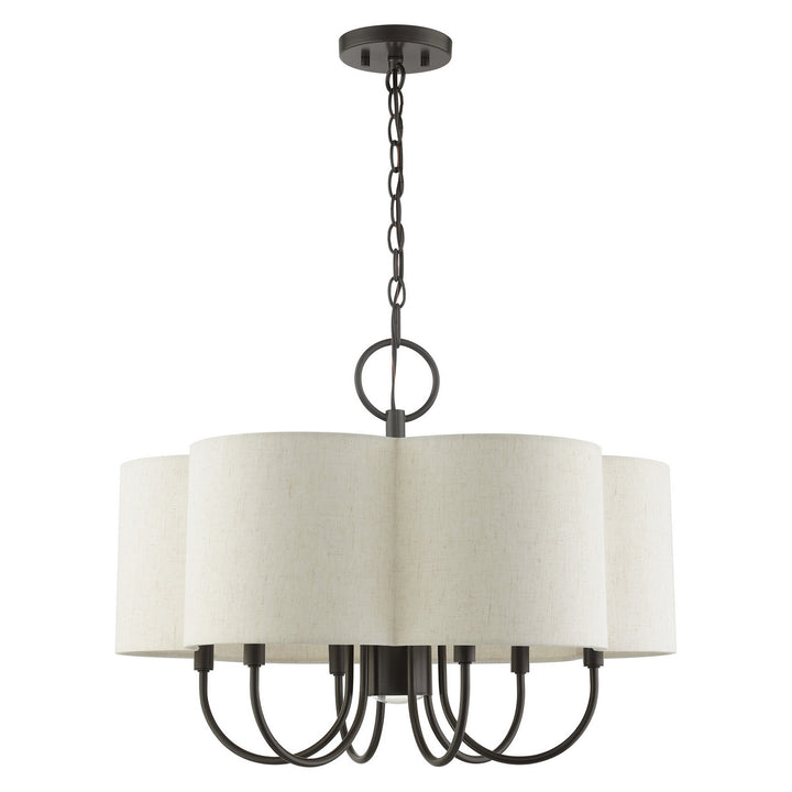 Livex Solstice 45807-92 Chandelier Light - English Bronze