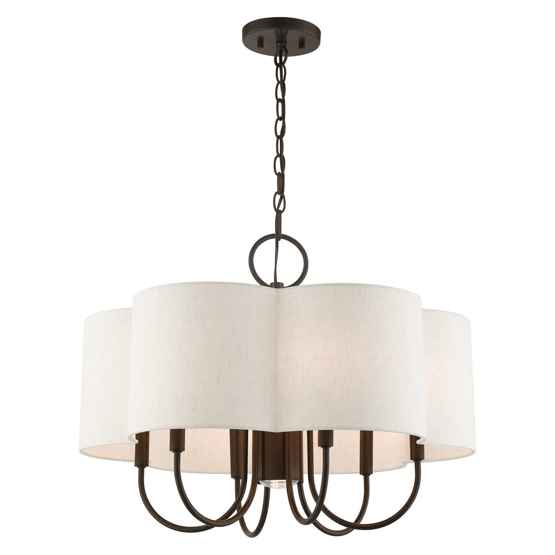 Livex Solstice 45807-92 Chandelier Light - English Bronze