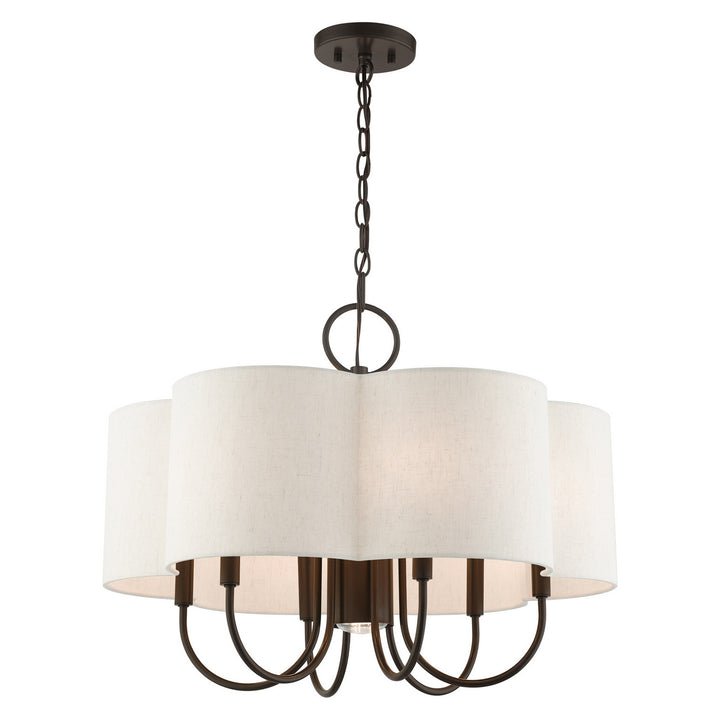 Livex Solstice 45807-92 Chandelier Light - English Bronze
