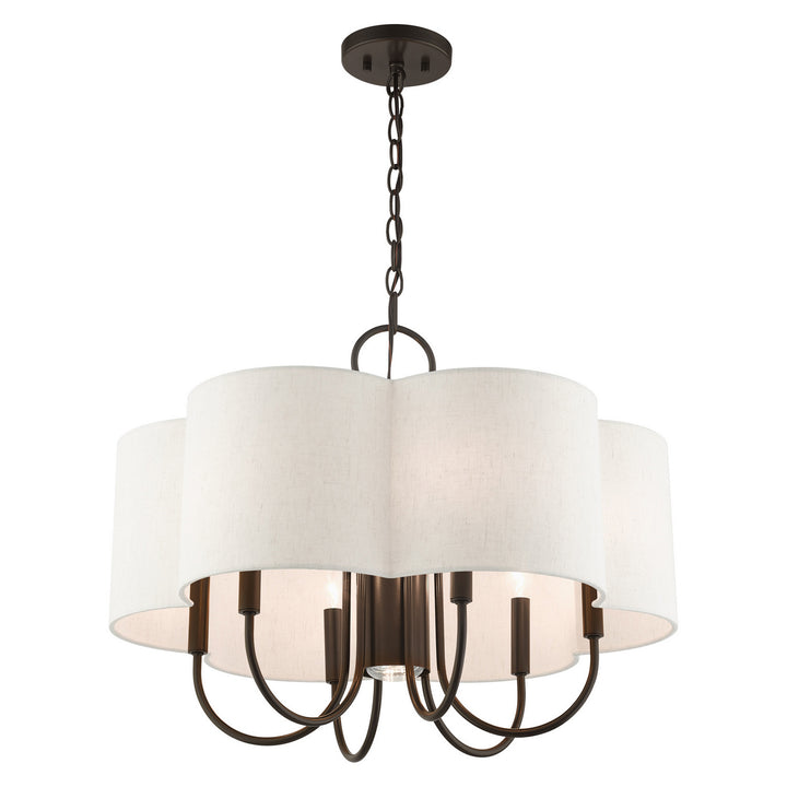 Livex Solstice 45807-92 Chandelier Light - English Bronze