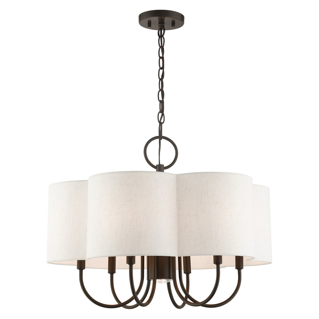 Livex Solstice 45807-92 Chandelier Light - English Bronze