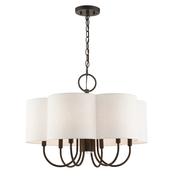 Livex Solstice 45807-92 Chandelier Light - English Bronze