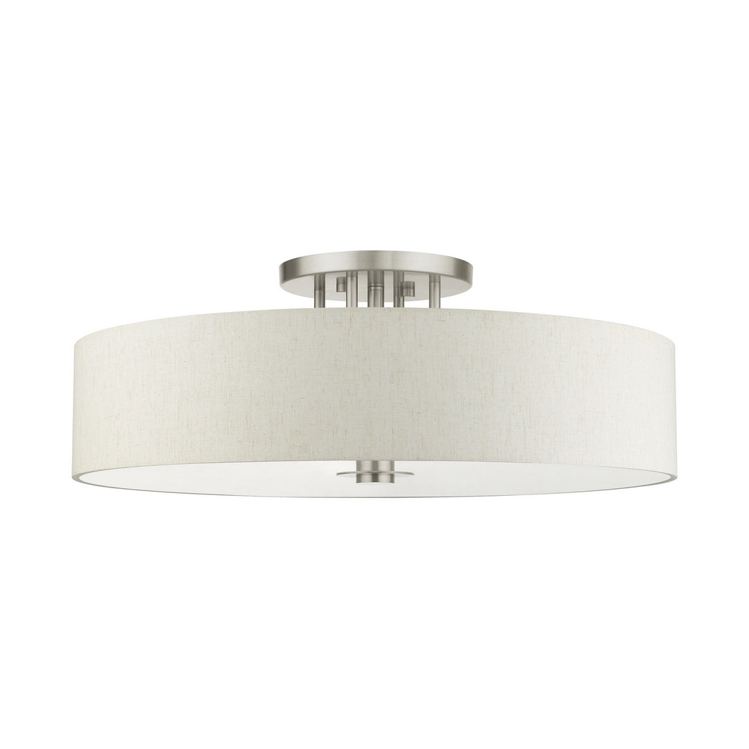 Livex Meridian 45848-91 Ceiling Light - Brushed Nickel