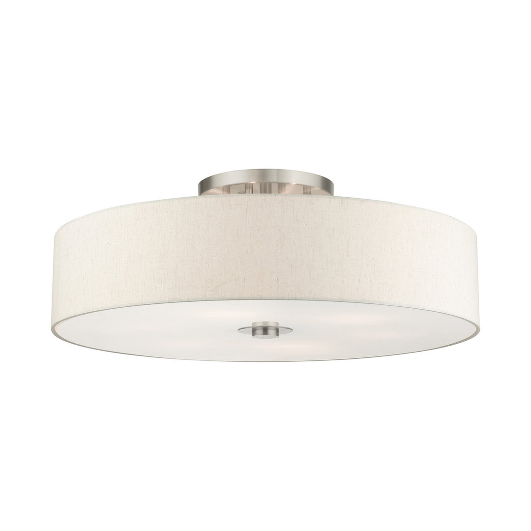 Livex Meridian 45848-91 Ceiling Light - Brushed Nickel